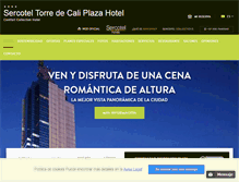 Tablet Screenshot of hoteltorredecali.com